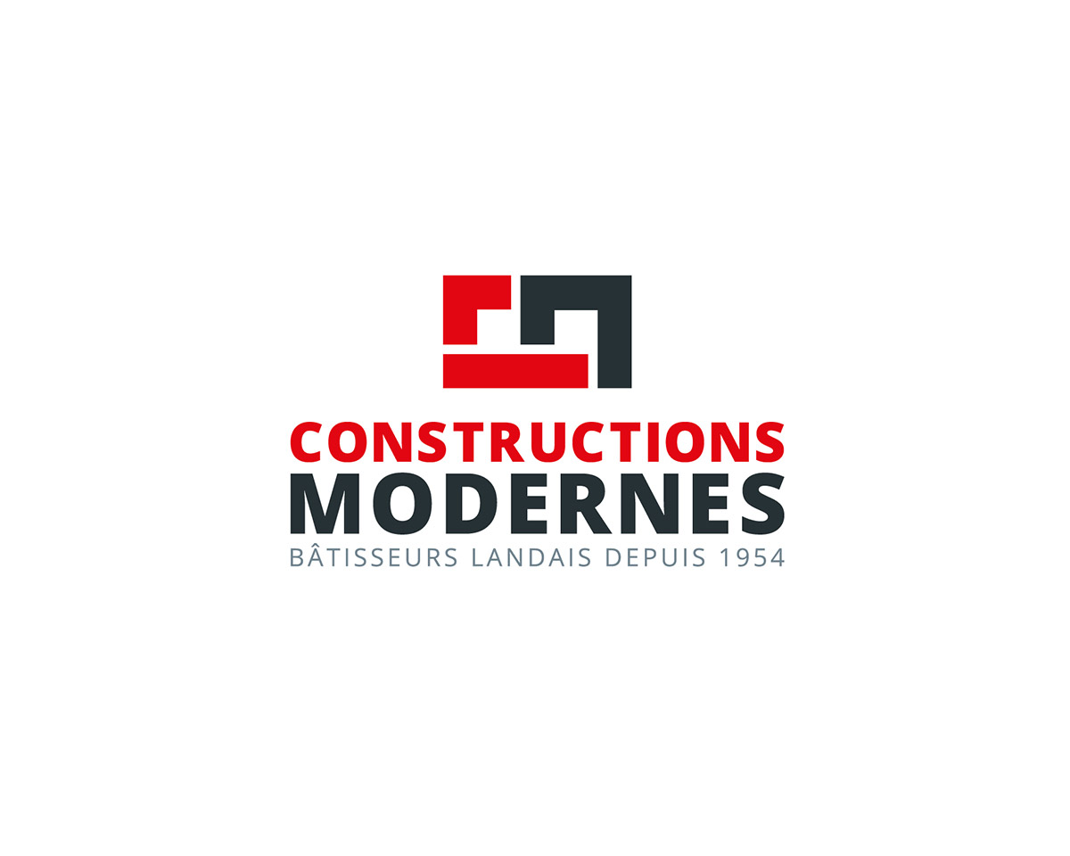 Identité visuelle Constructions Modernes - Bâtisseurs Landais depuis 1954