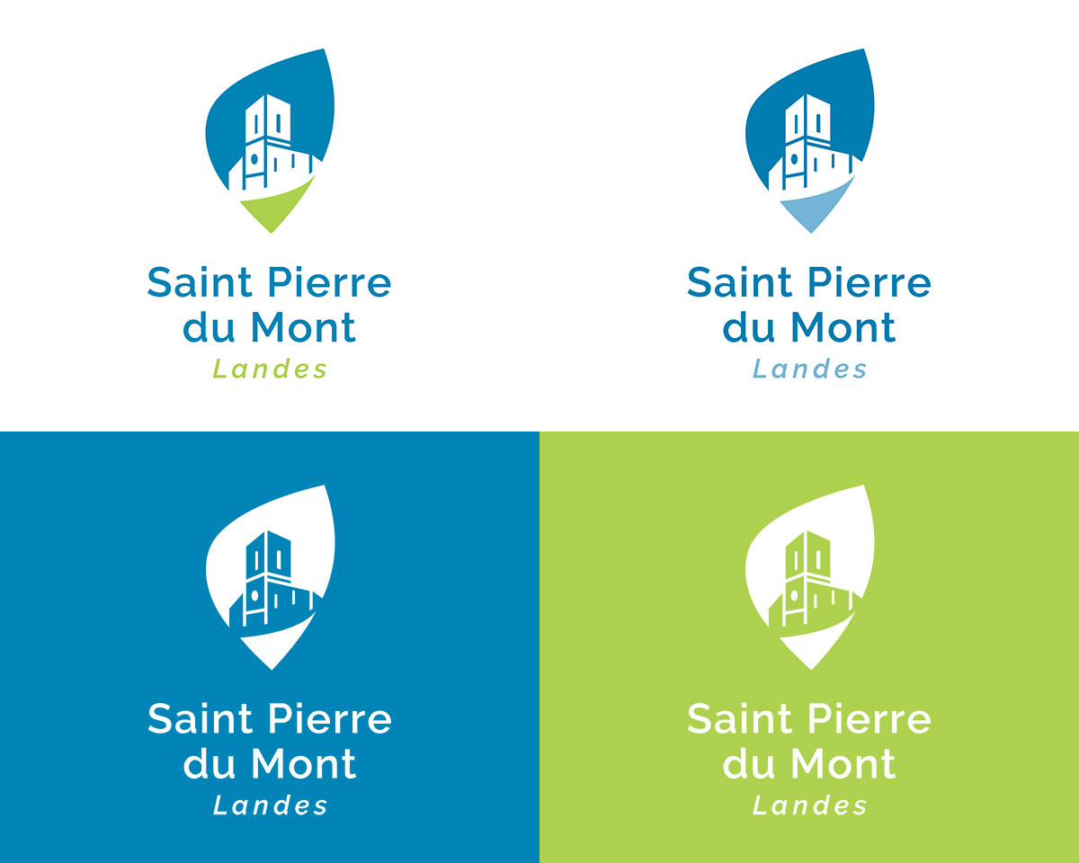 Identité visuelle de la ville de Saint Pierre du Mont, Landes