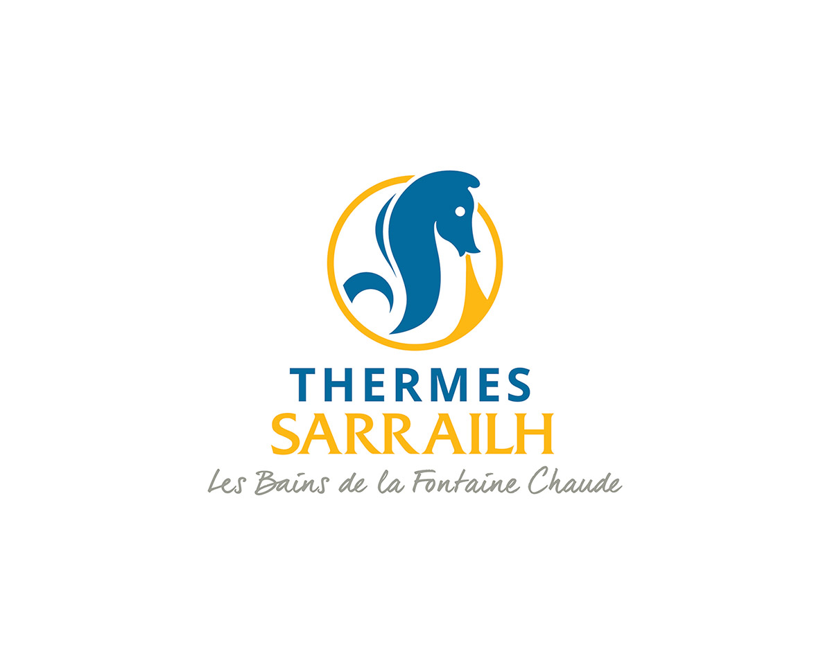 Identité visuelle des Thermes Sarrailh à Dax, Landes